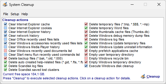 Pc System Clean System Cleanup - Keep your PC clean, fast and secure